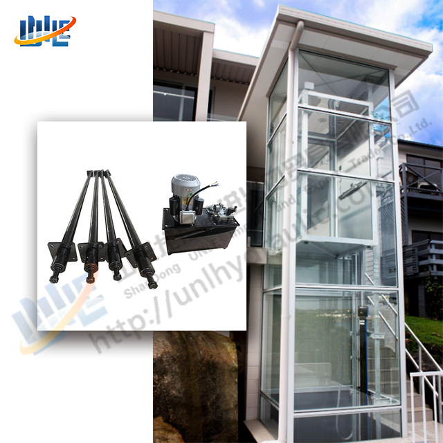 Prevent Falling and Shaking Home Elevator Parts Hydraulic Cylinder for 2-3 Floors House