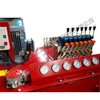 Hydraulic cylinder and pump for large building