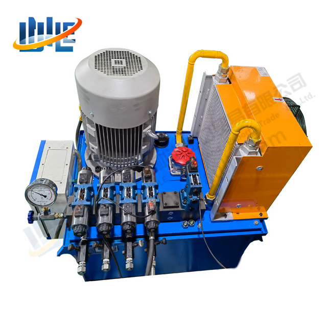 Custom Hydraulic power pack unit hydraulic pump station system control 4 hydraulic hoists