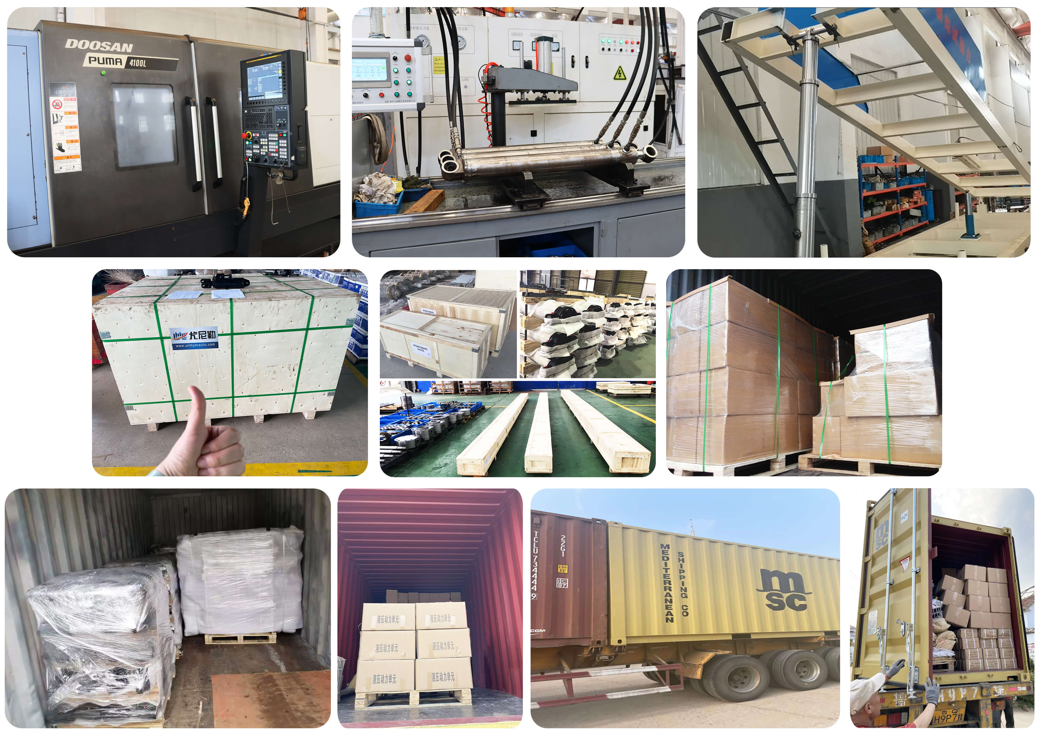 Wholesale dump truck hydraulic cylinder telescopic cylinder for 30 ton