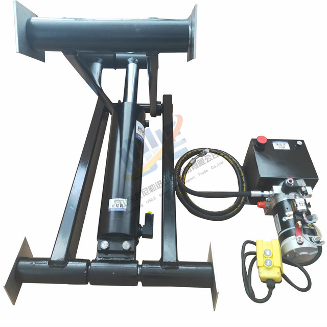 Top Quality Hard Chrome Plated 12V Hydraulic Scissor Type Lift Kit Hydraulic Cylinder for Tipper Trailer