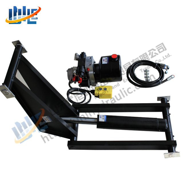 China Factory Supply 3ton 10ton Hydraulic Scissor Hoist Lift Kit with 12v Dc for Tipper