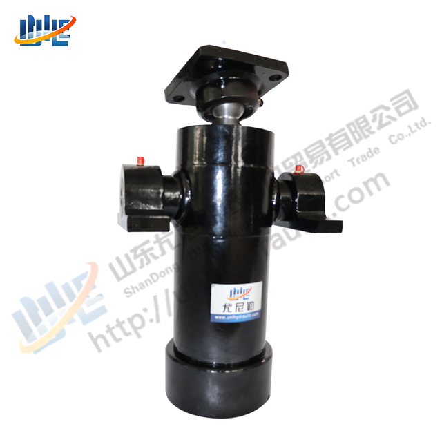 UCB Series Single Acting Hydraulic Cylinder 1500mm Stroke Hard Chrome Plated Aluminum for Dump Trailer Lifting System