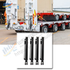 General Beavertail Trailer Trucks rear frame use double acting hydraulic rams rod for Dove Tail trailer