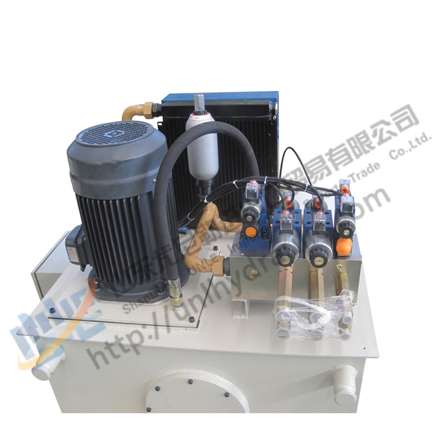 Hydraulic self elevating drilling platform system hydraulic power pack station