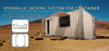 Mobile office and charging station container hoists iso shipping container manual lift