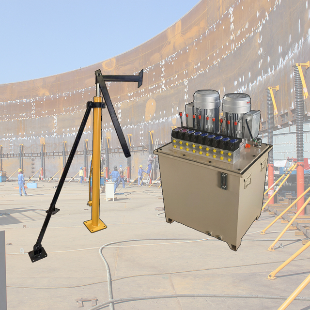 Double Acting Hydraulic Cylinder System Hydraulic Tank Lifting Jacks for Tank Construction