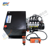 Hydraulic outrigger cylinder automatic leveling system for caravan and rv