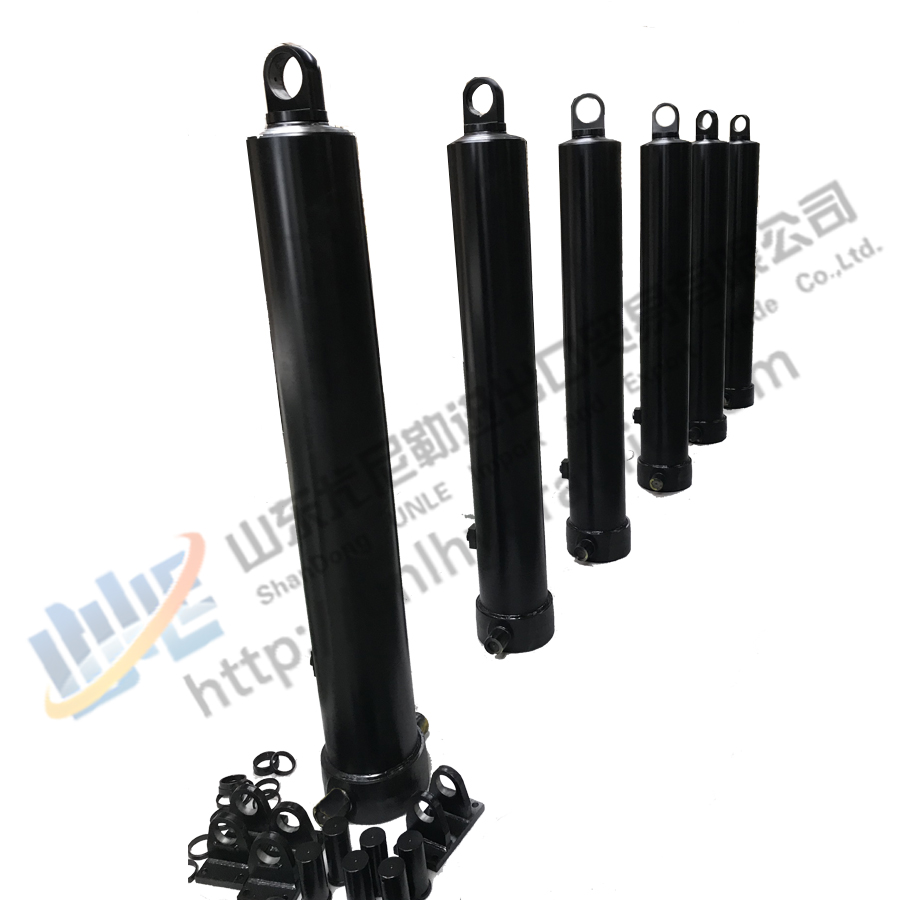 Single Action 5 Stage Small Long Stroke Telescopic Hydraulic Cylinder Car Lift Hydraulic