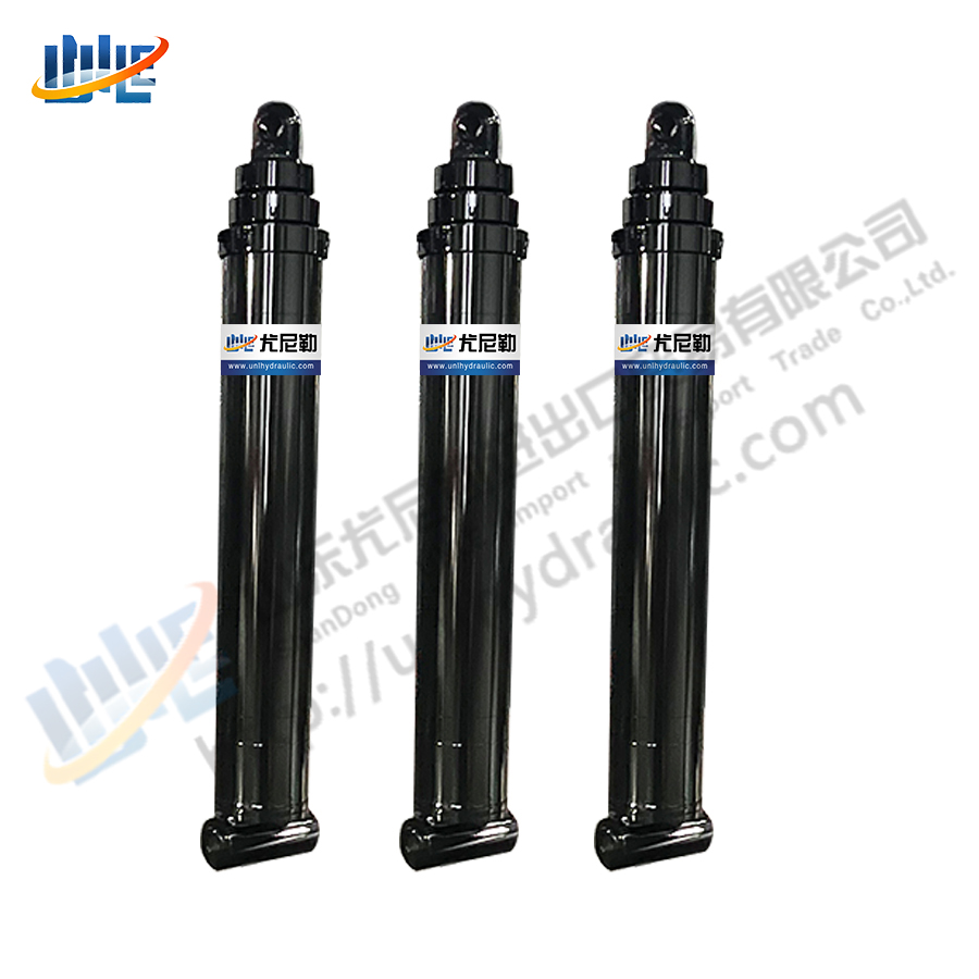 Pk Series Large Load Dump Truck Single Acting Telescopic Hydraulic Cylinder Long Stroke Buy