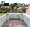 Mechanical Style Swimming Pool Base High End S304 S316 9*3M Stainless Steel Base Swimming Pool Enclosure