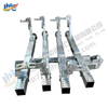 Shipping container lifting and moving hydraulic cylinder jacks container lifting system