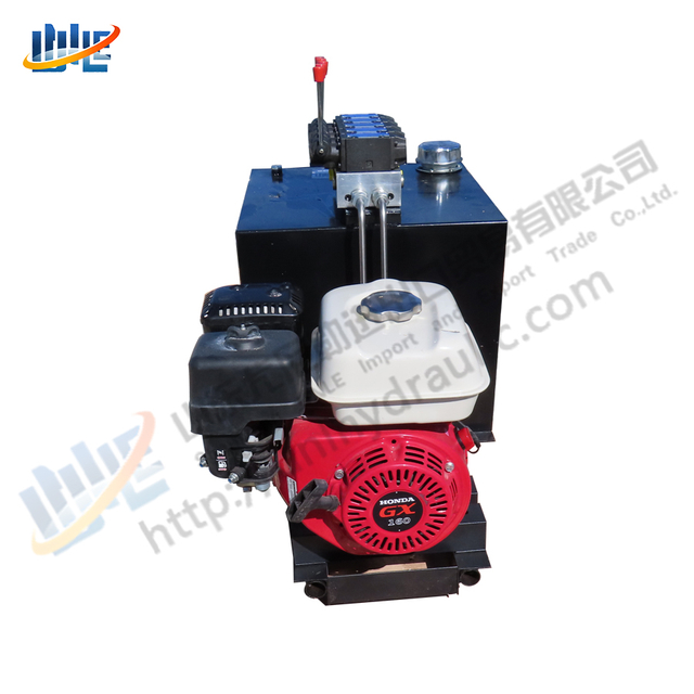 100% test Quality Power Control System Hydraulic Engine Lowboy 5HP manual handle control Hydraulic System