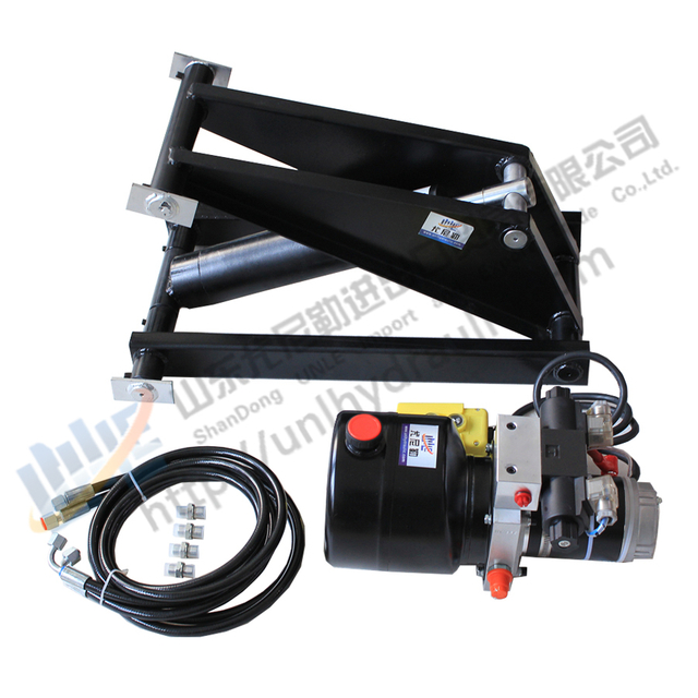 6T 10T Tipper Trailer Telescopic Hydraulic Rams Cylinder Scissor Hoist Lift Kit