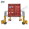 Wired remote control container lifting system with hydraulic power unit for cargo handling