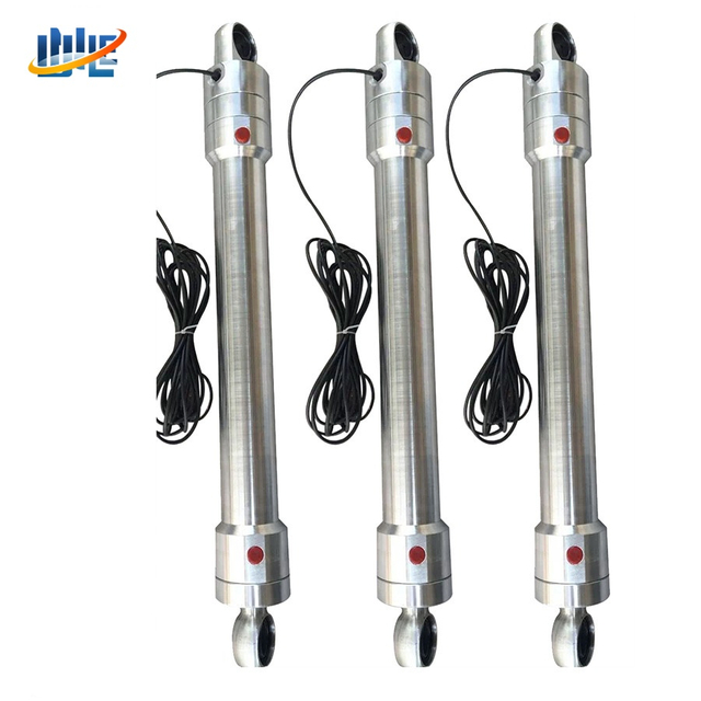Customized 316 304 Stainless Steel Tube Piston Rod Double Acting Flange Hydraulic Cylinders for Pool Deck Lifting System