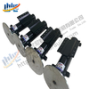 Hydraulic outrigger cylinder automatic leveling system for caravan and rv