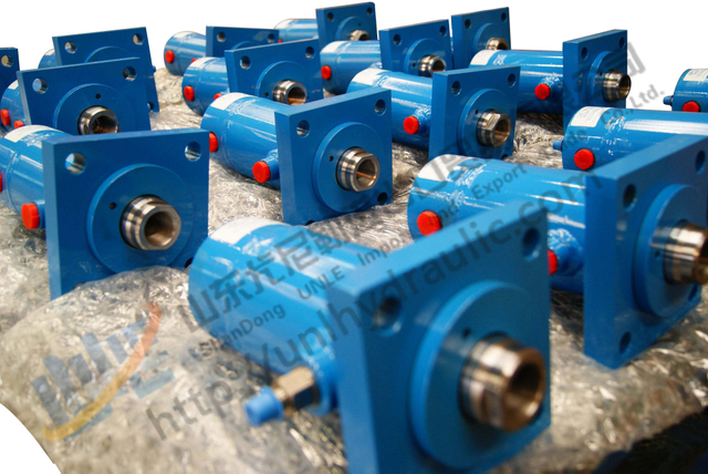 Hydraulic self elevating hydraulic cylinder for offshore drilling rig unit