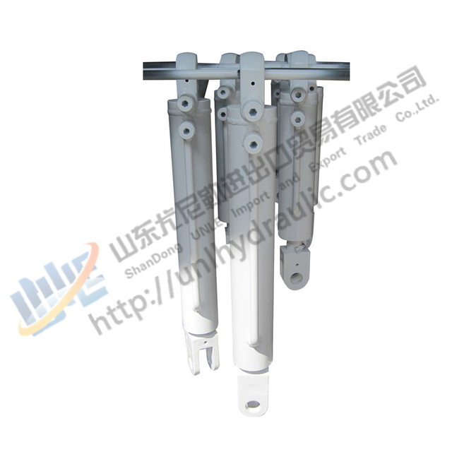 Factory custom sanitation truck garbage truck double action multi stage garbage cylinder work