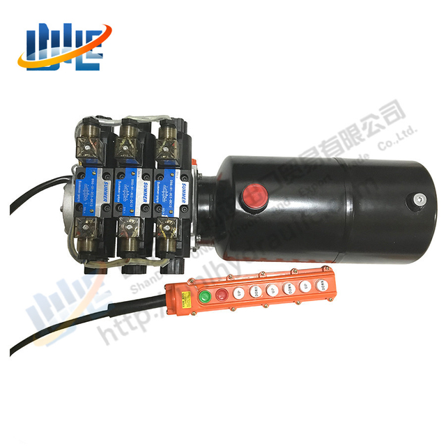 Forklift Snow Plow 2000psi 12v DC Mini 2.2Kw Hydraulic Power Pack Application