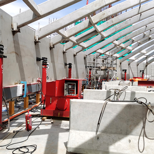 Overload Protection Durable Hydraulic Jacking System for Oil Storage Tank Building