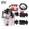 Hydraulic automatic leveling system for all types of motorhomes and caravans