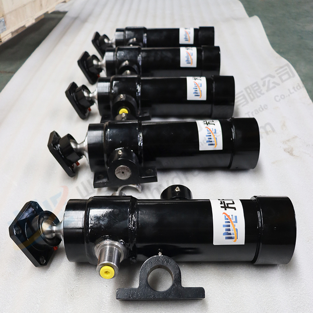 5t 10t 20t telescopic hydraulic cylinder 5 stage long stroke hydraulic cylinder
