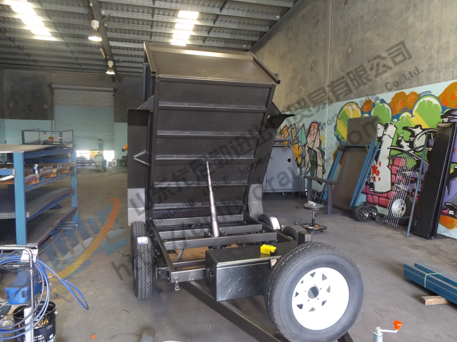 Trailer Hydraulic Dump Telescopic Lifting Zinc Inboard Tilt Cylinders Hydraulic for Trailer