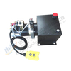 Double acting electric hydraulic power pack with plastic tank