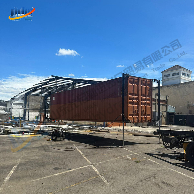 Manufactyurer 6T 8T Double Acting 1.65m Lift Height Container Jacking System Container Hoist Container Lifting Equipment
