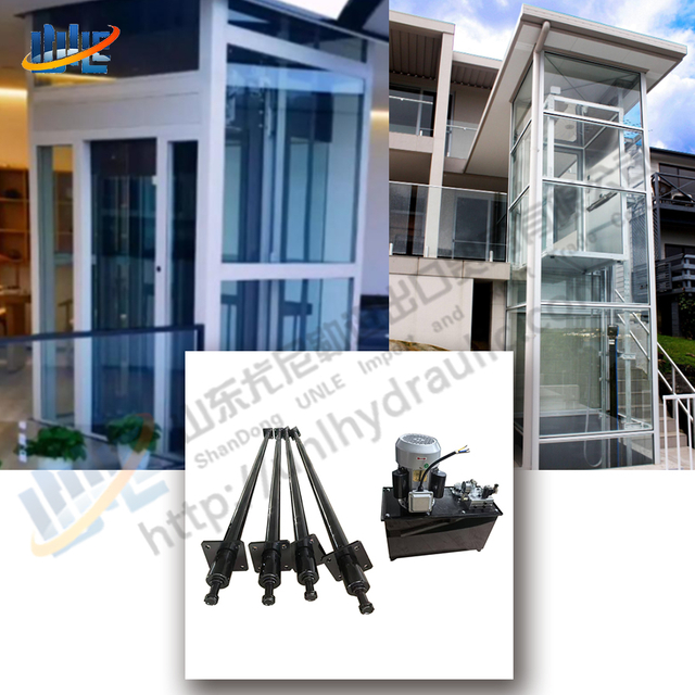 Prevent Falling and Shaking Home Elevator Parts Hydraulic Cylinder for 2-3 Floors House