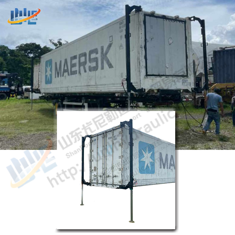 Easy Move Lifting Device With Automatic Leveling Lift Hydraulic Container 