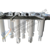 Factory custom sanitation truck garbage truck double action multi stage garbage cylinder work