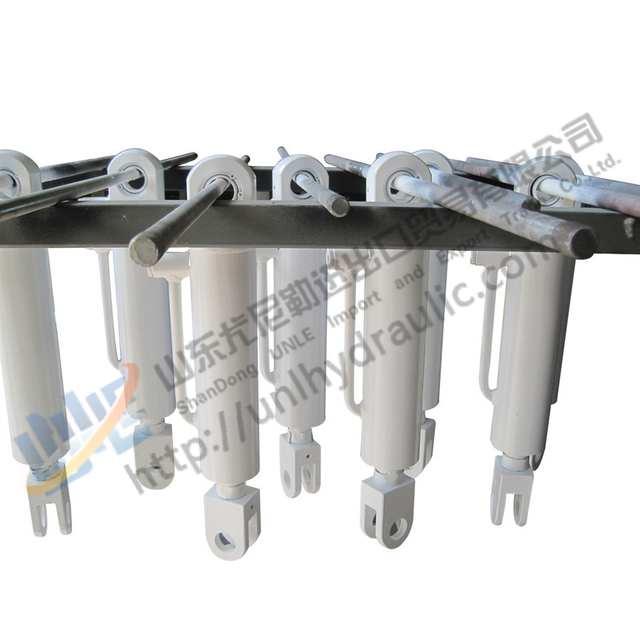 Factory custom sanitation truck garbage truck double action multi stage garbage cylinder work
