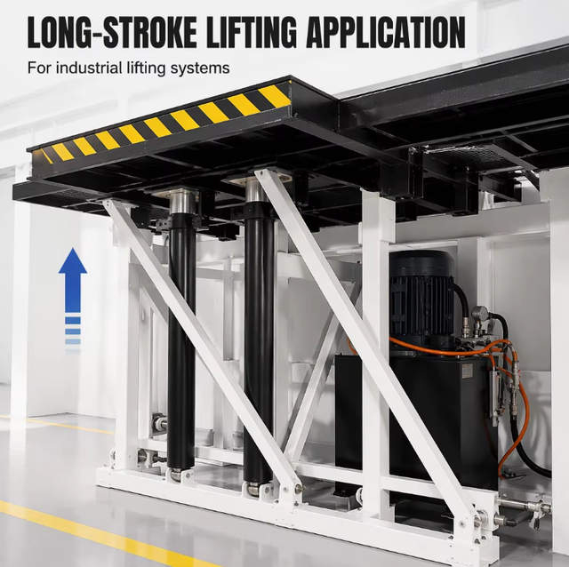 High Quality OEM Long Stroke Hydraulic Cylinder and Power Pack for Residential Commercial Elevators