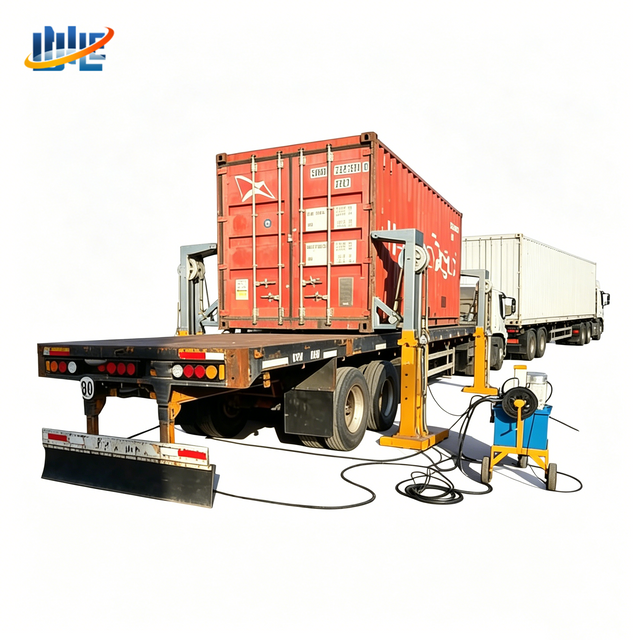 35 Ton Container Load and Unload From Truck Double Acting Lift and Down Portable Hydraulic Lift Legs for Container Moving