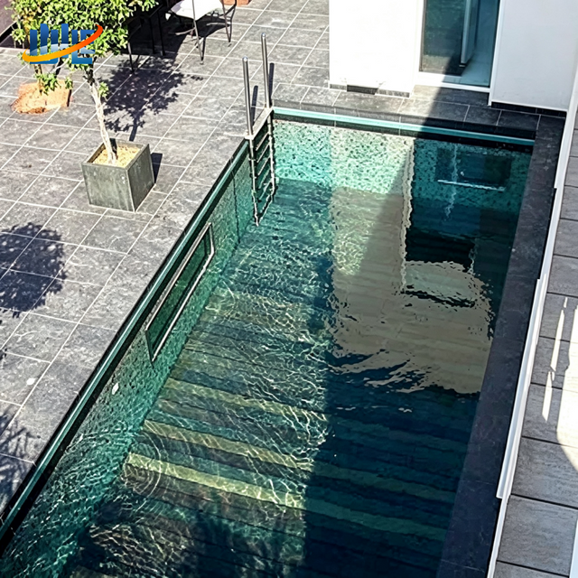 CE Certified 316 Stainless Steel Double Acting Hydraulic Pool Platform Lift System for Villa Swimming Pool