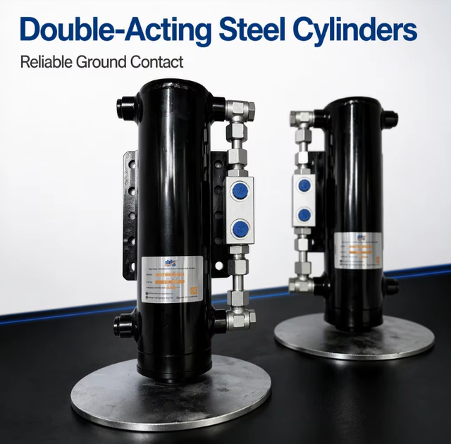In Stock UNLE High Quality RV Automatic Leveling Two Way Cylinder Hydraulic Jack