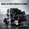 UCB Type Mid Mount Underbody Telescopic Hydraulic Cylinder for Dump Trailer with Pump Engine Motor 160bar Hallite Seal Kits