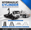 Customized Skip Loader Hydraulic Cylinder Gear Bearing 21Mpa Working Pressure Double Action CE Certified 