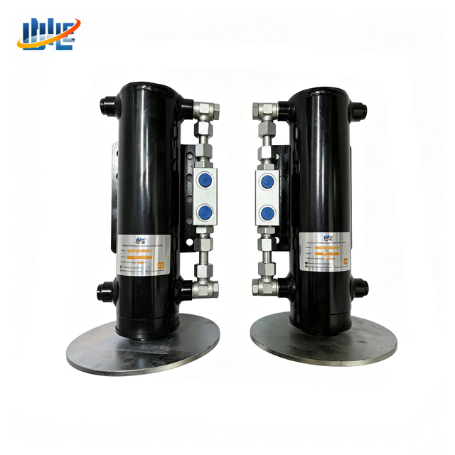Wide Base Self Locking Hydraulic Landing Gear Leg for Work Truck Service Trailer