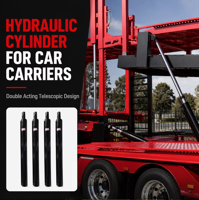 Telescopic Hydraulic Cylinder Car Multi-Layer Transport Vehicle Piston Cylinder Structure for Trailer