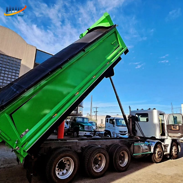 30-50 Ton Load Capacity 4 Stages 4m Extend Eye Rod Telescopic Hydraulic Cylinder for Dump Truck